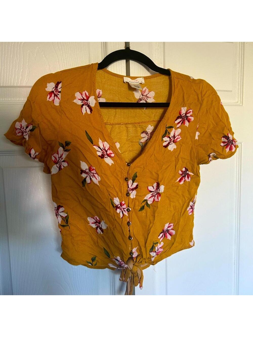 Women’s Floral Blouse - S - EUC